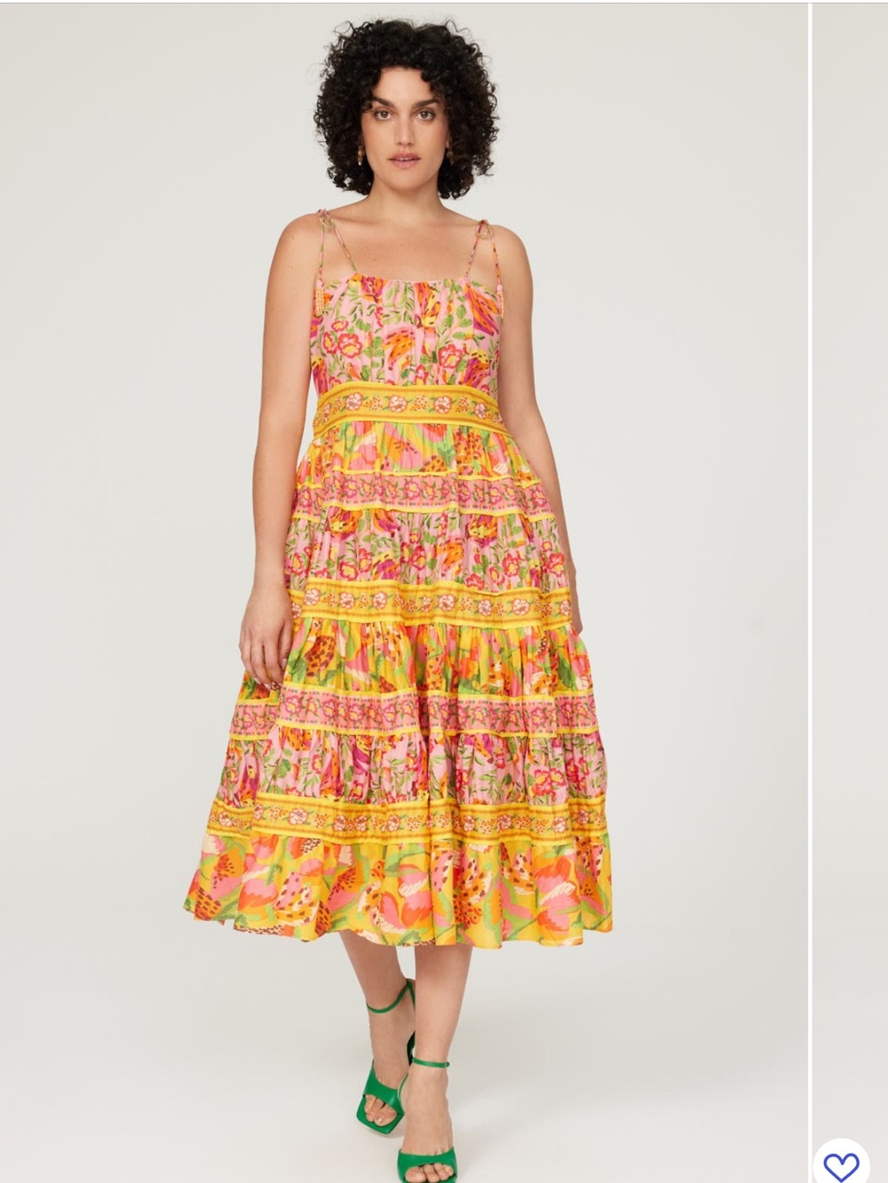 FARM RiO Paradise Midi Dress Sz Large